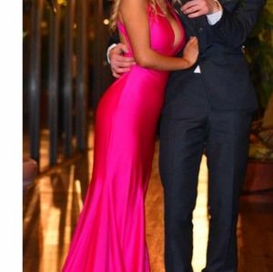 Hot pink Prom dress